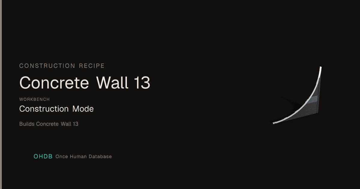 Concrete Wall 13