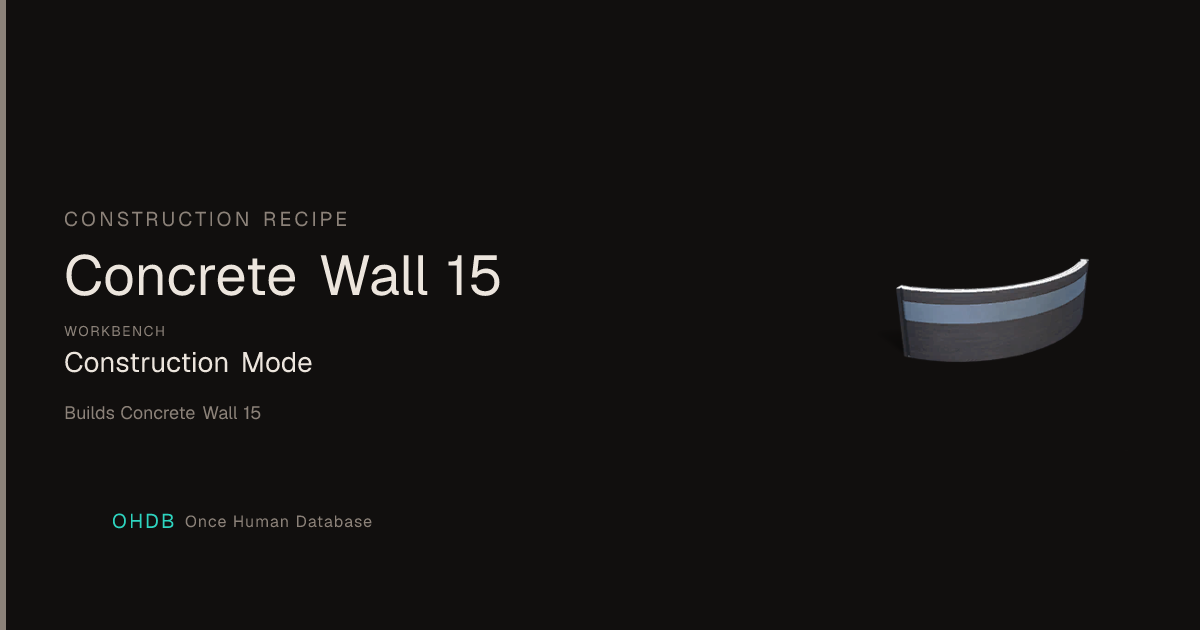 Concrete Wall 15