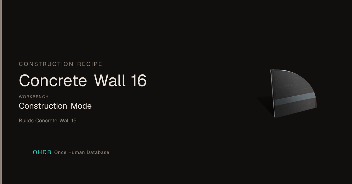 Concrete Wall 16