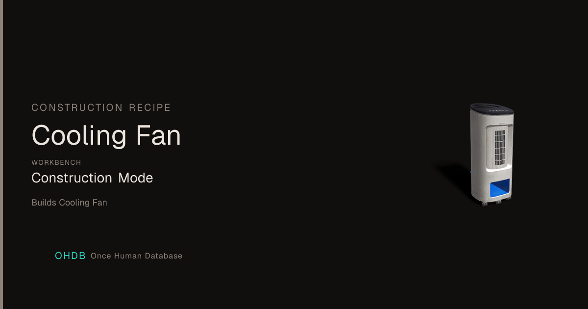 Cooling Fan
