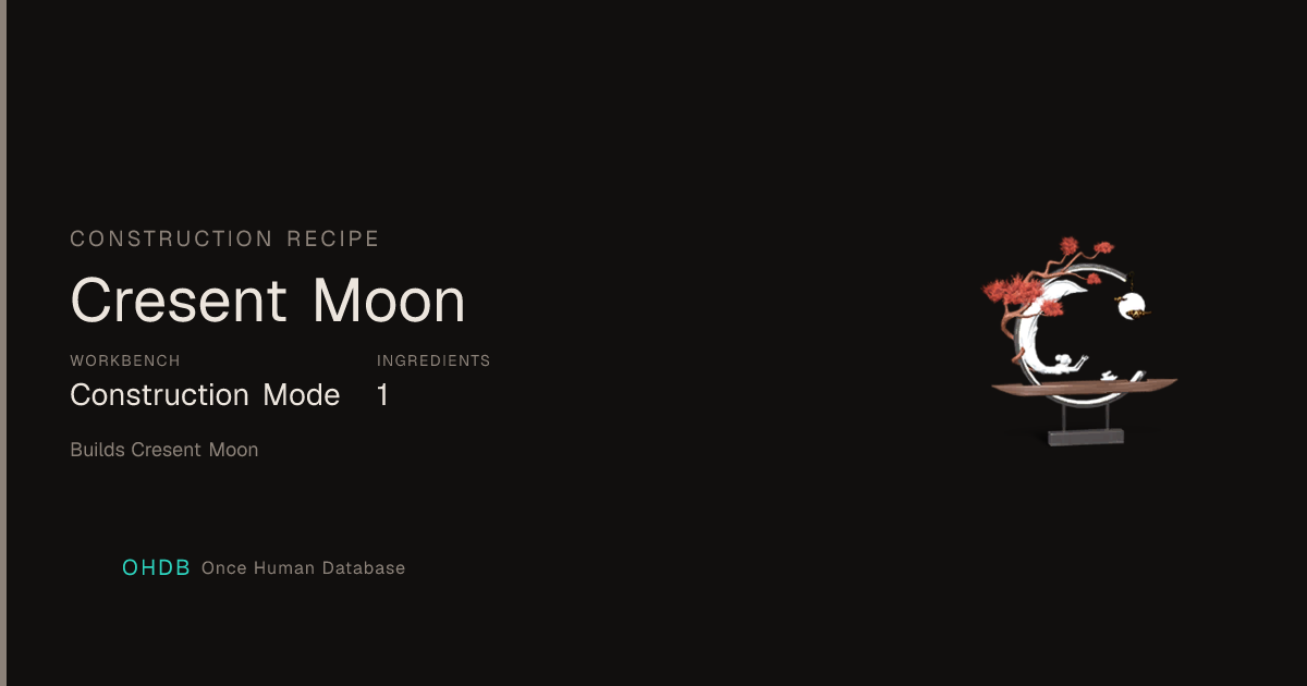 Cresent Moon