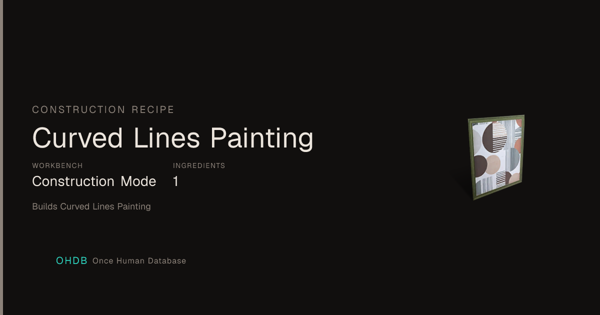Curved Lines Painting