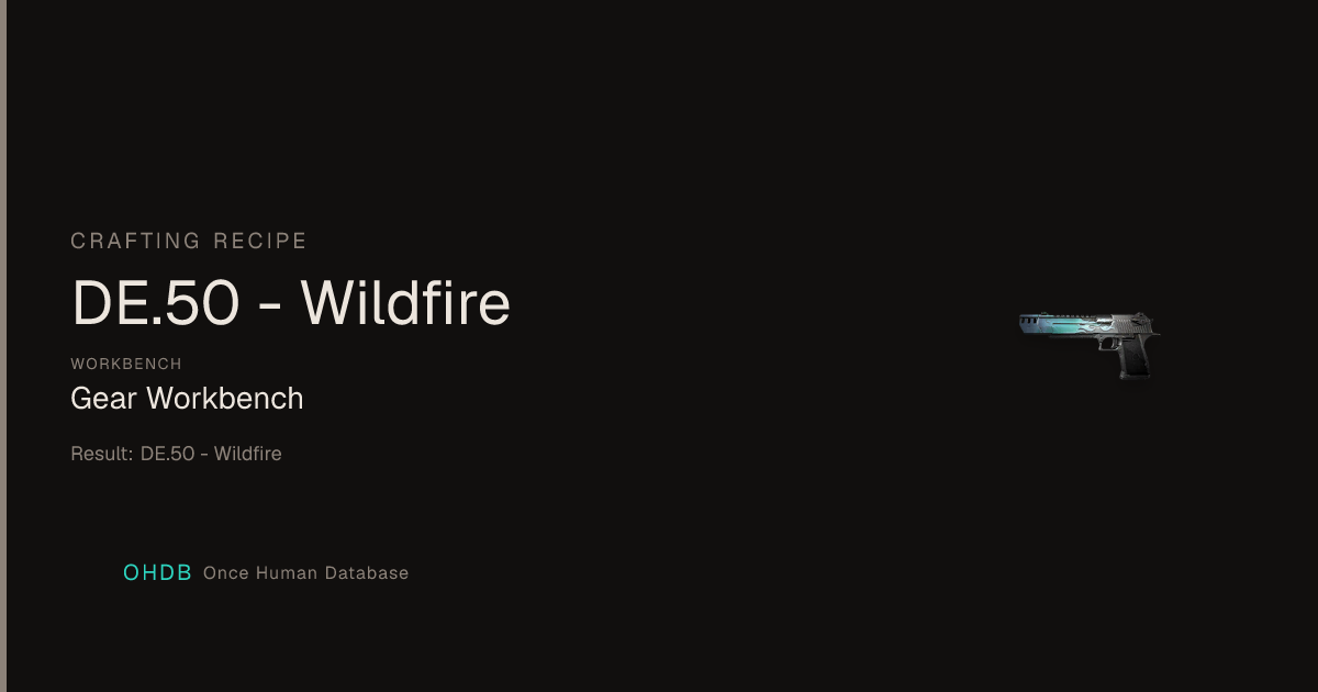 DE.50 - Wildfire