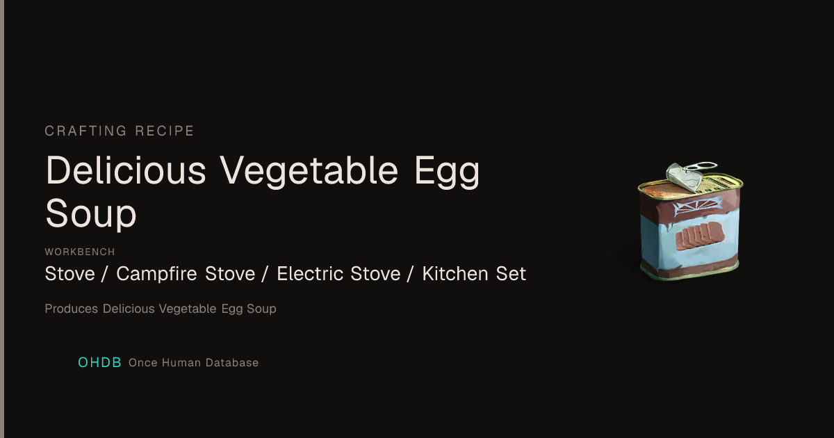 Delicious Vegetable Egg Soup
