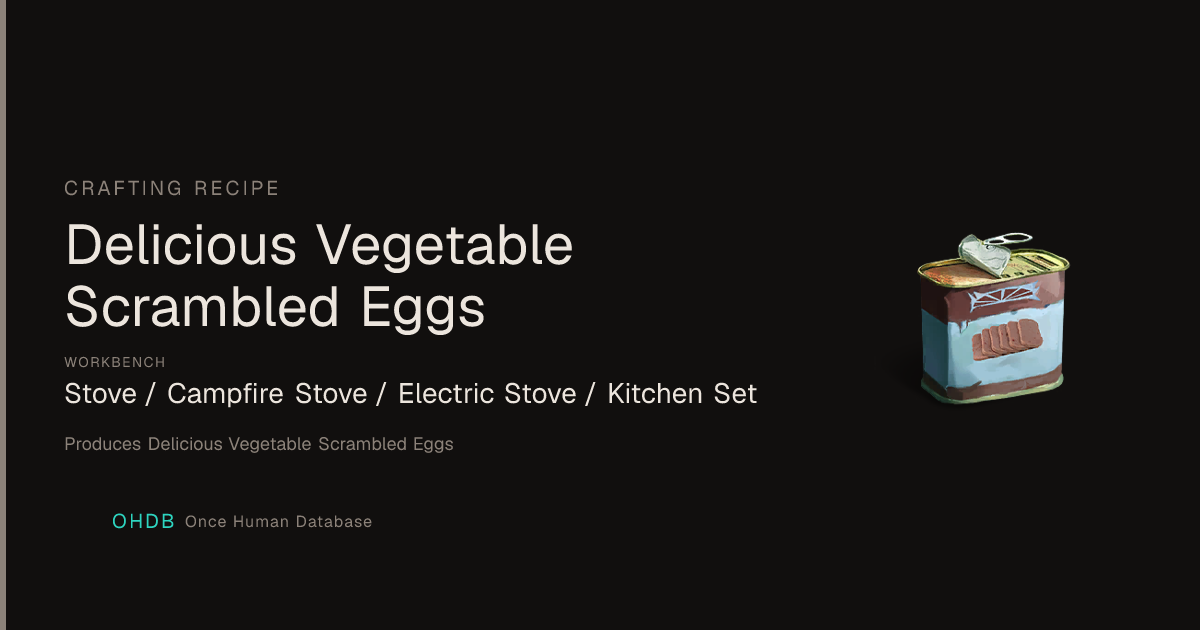 Delicious Vegetable Scrambled Eggs