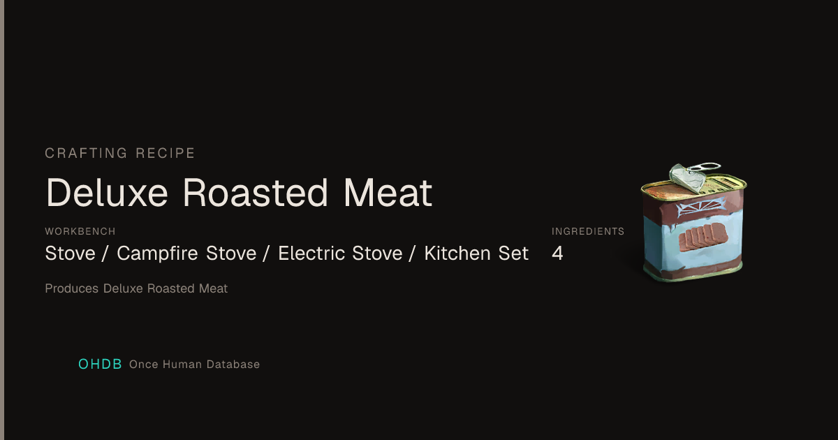 Deluxe Roasted Meat
