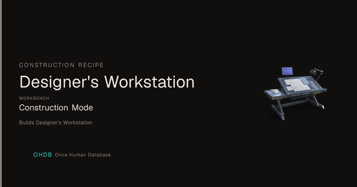 Designer's Workstation