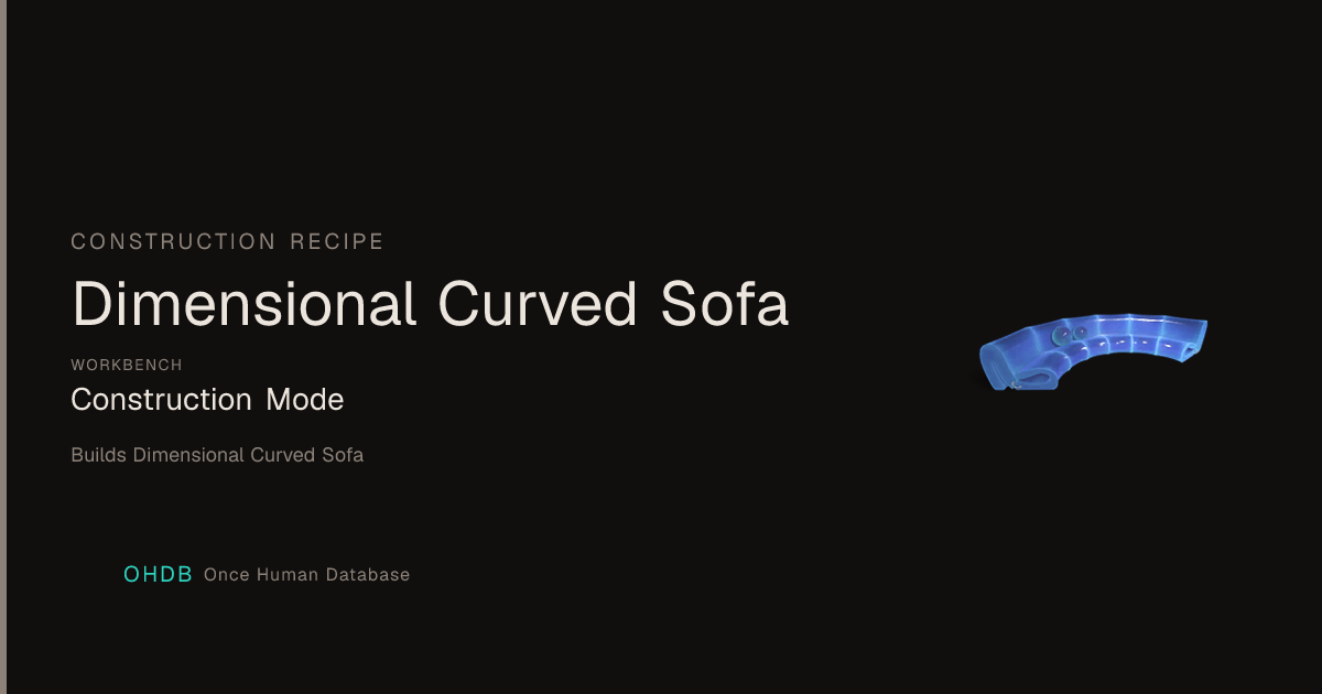 Dimensional Curved Sofa