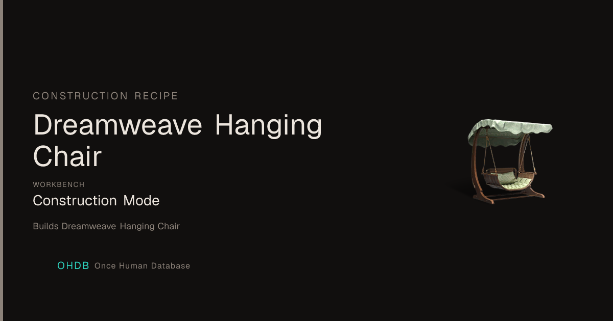 Dreamweave Hanging Chair