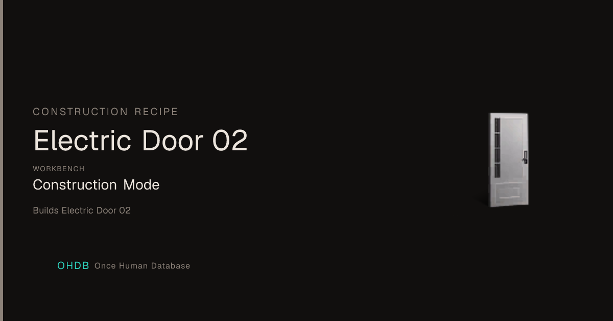 Electric Door 02