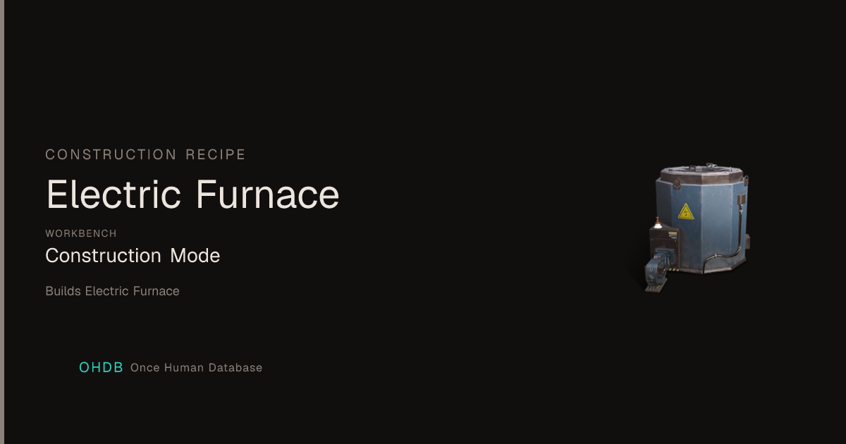 Electric Furnace