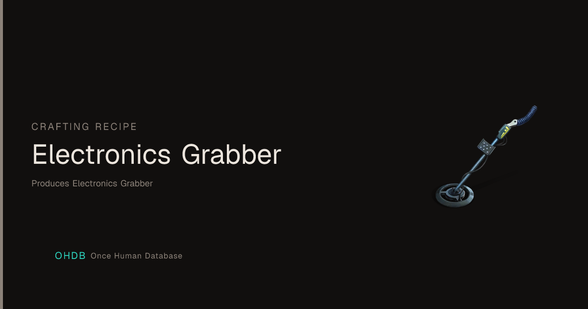 Electronics Grabber