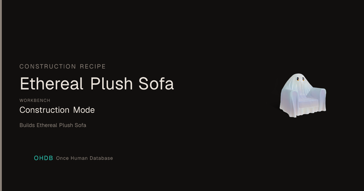 Ethereal Plush Sofa