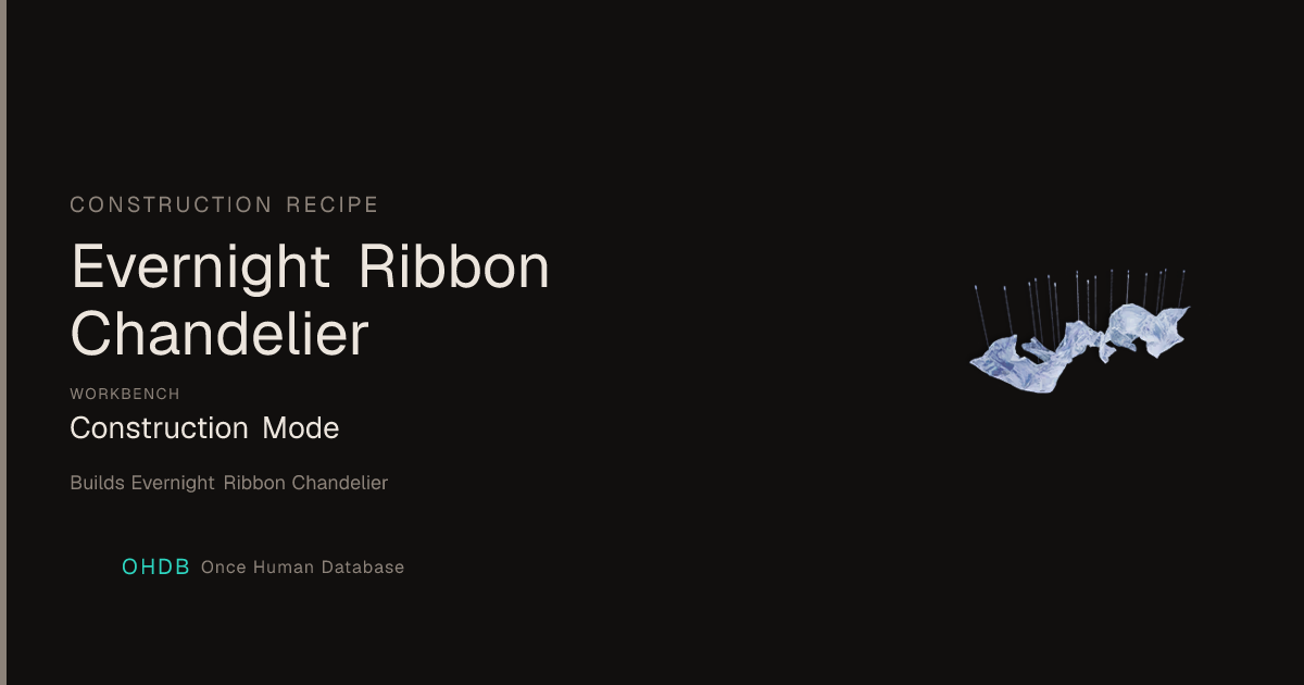 Evernight Ribbon Chandelier