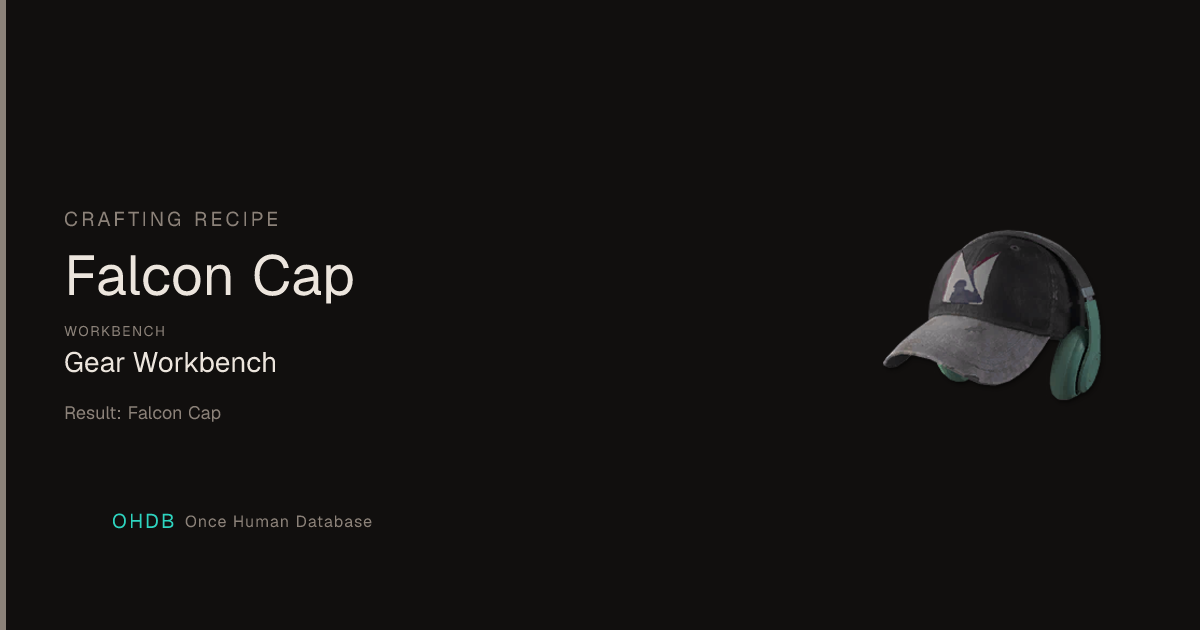 Falcon Cap