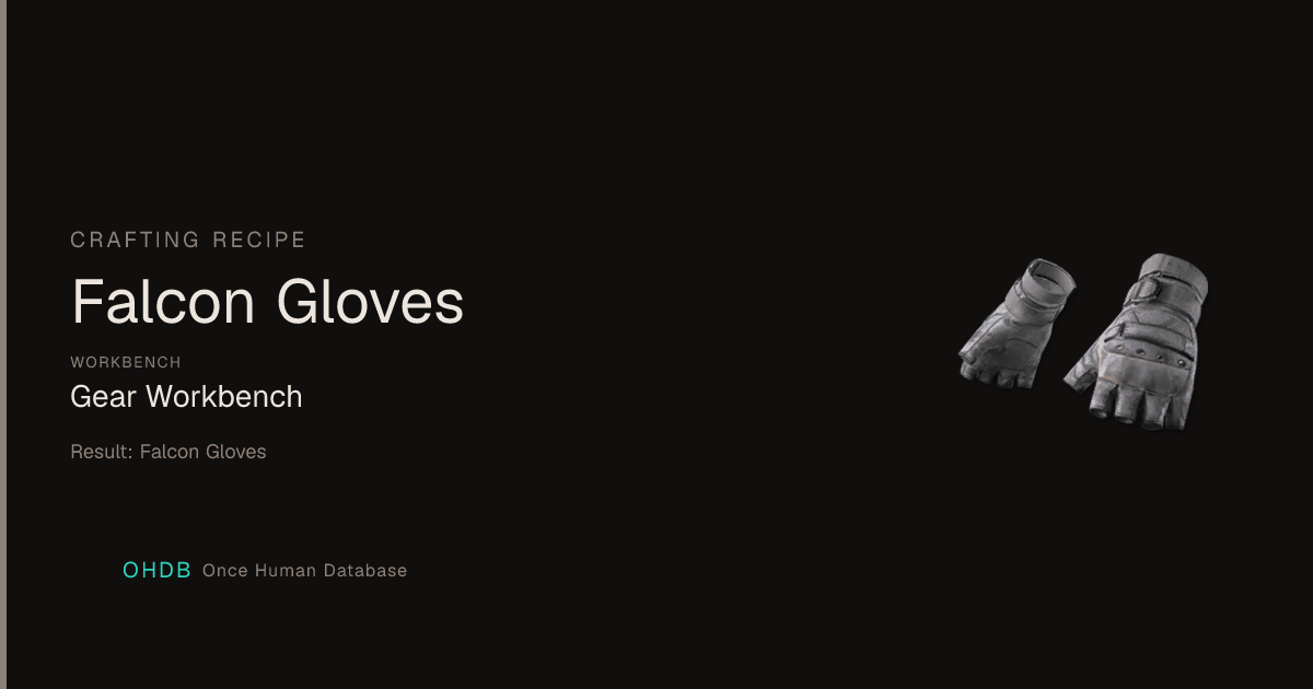 Falcon Gloves