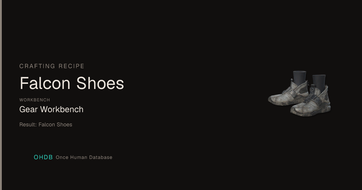 Falcon Shoes
