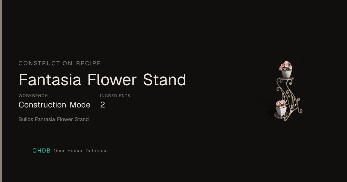 Fantasia Flower Stand