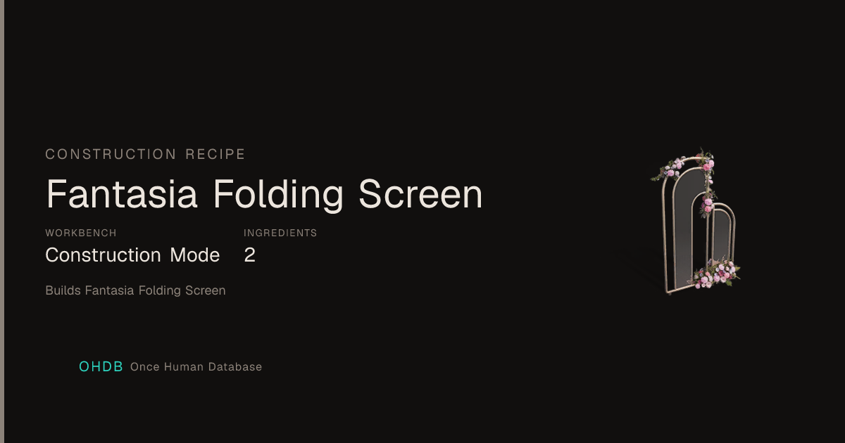 Fantasia Folding Screen