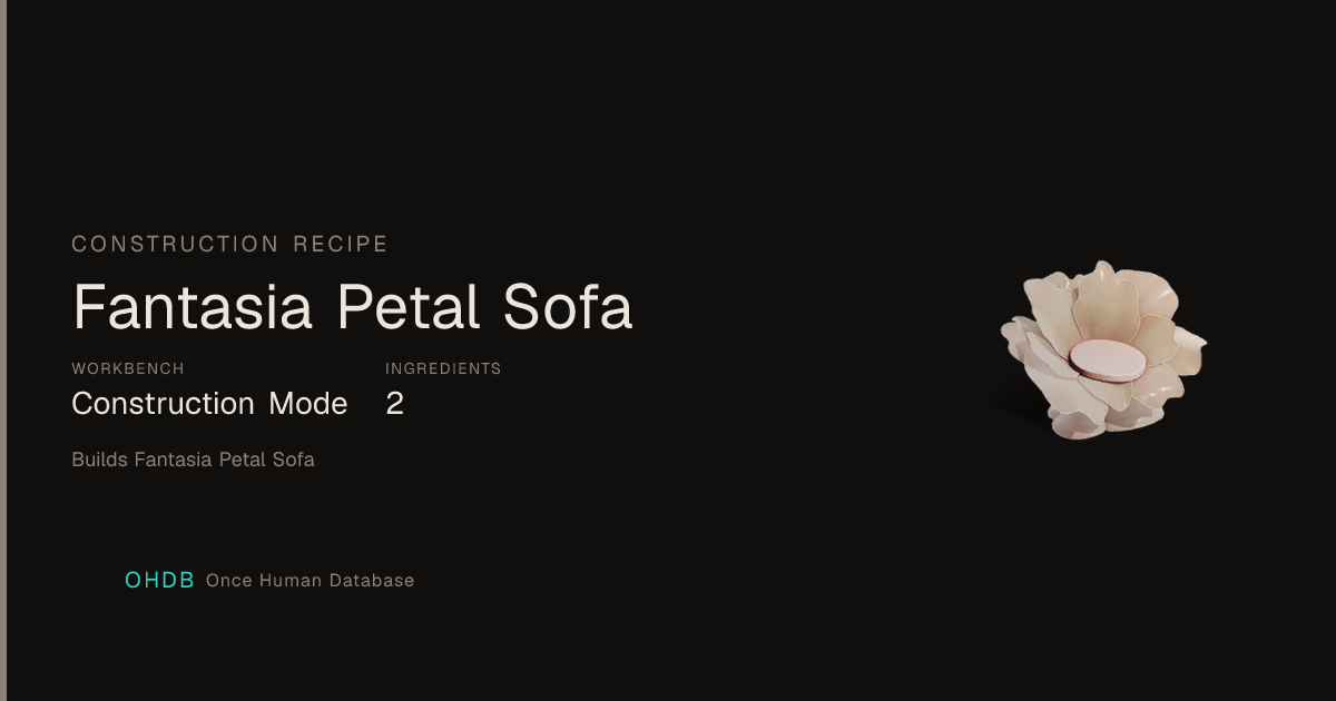 Fantasia Petal Sofa