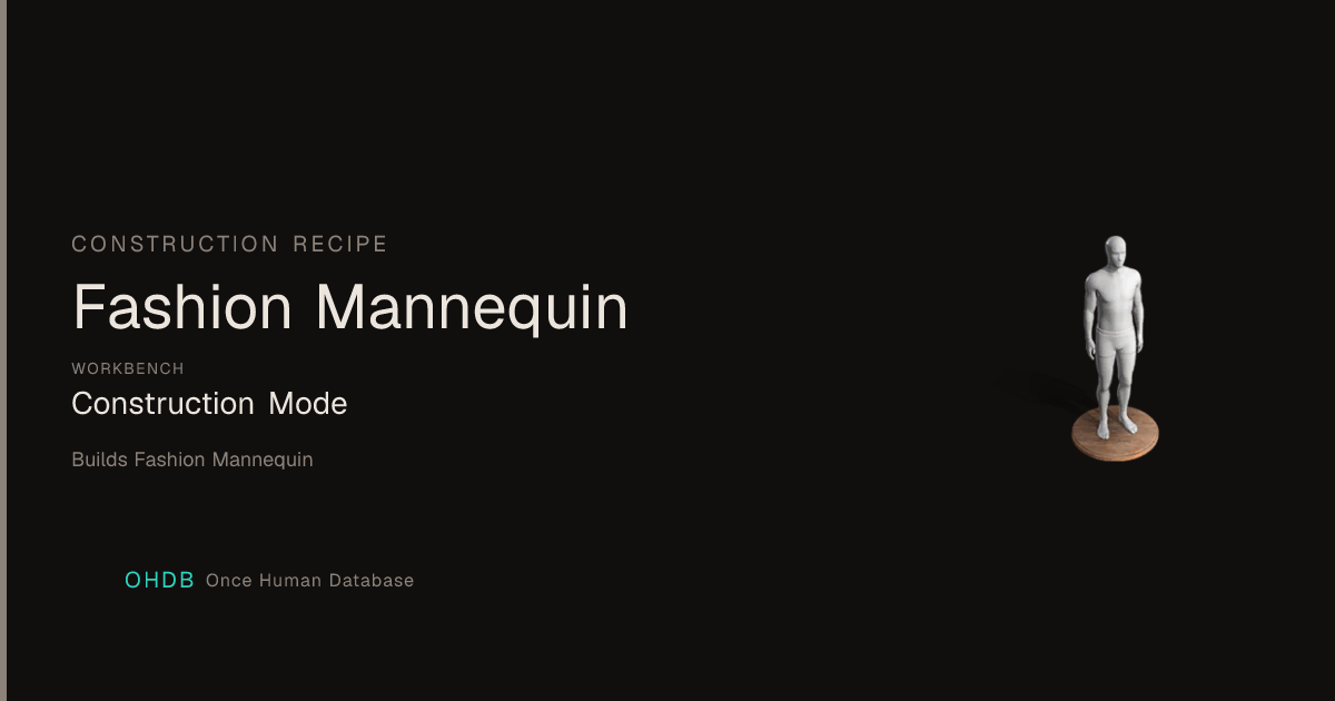 Fashion Mannequin