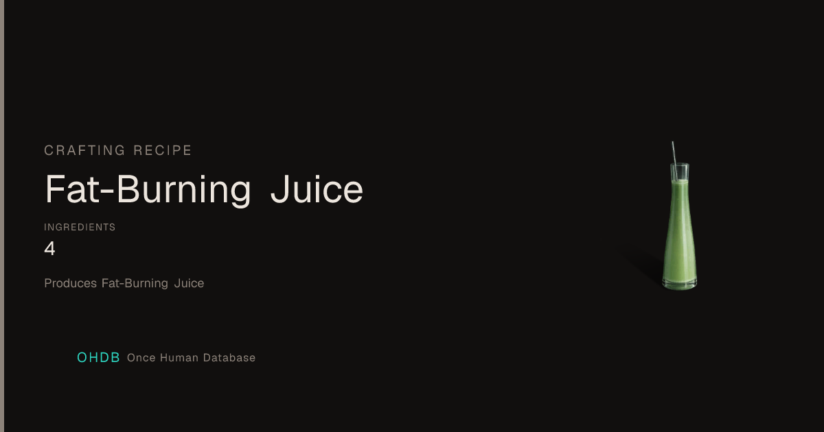 Fat-Burning Juice