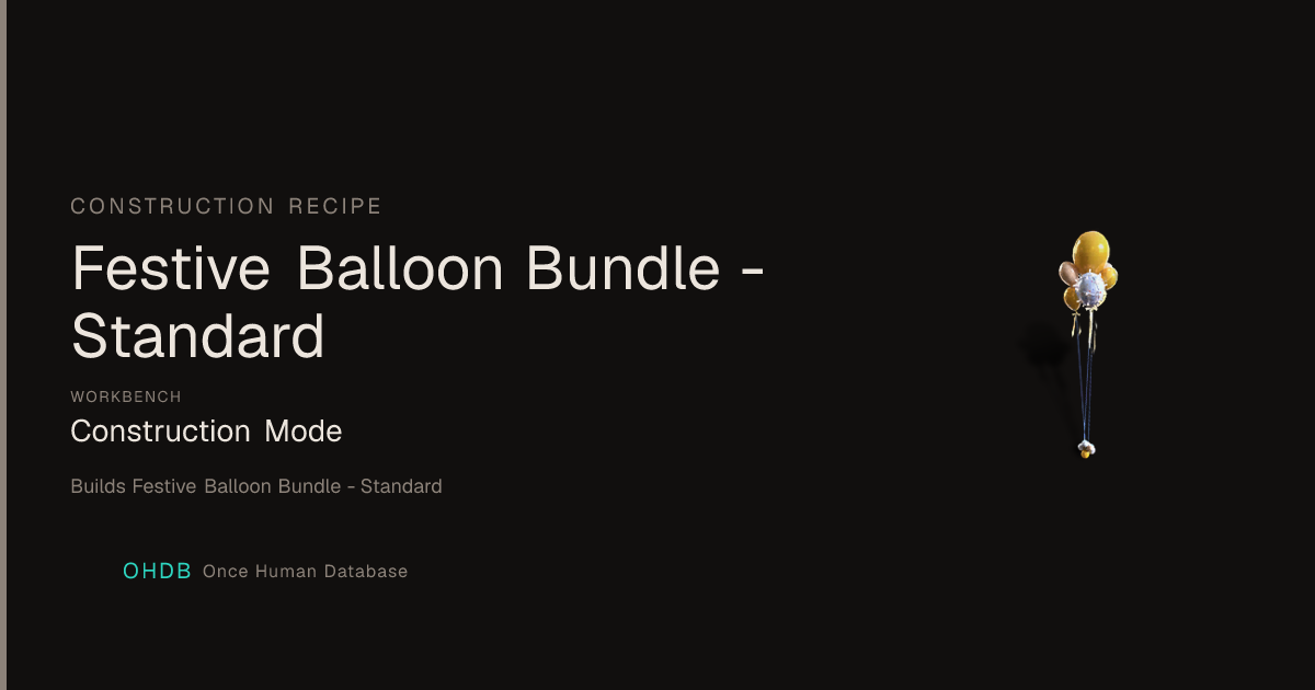 Festive Balloon Bundle - Standard
