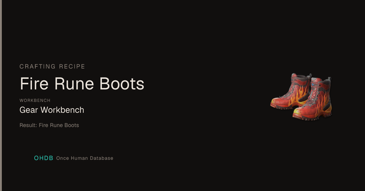 Fire Rune Boots