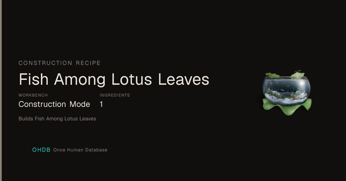 Fish Among Lotus Leaves