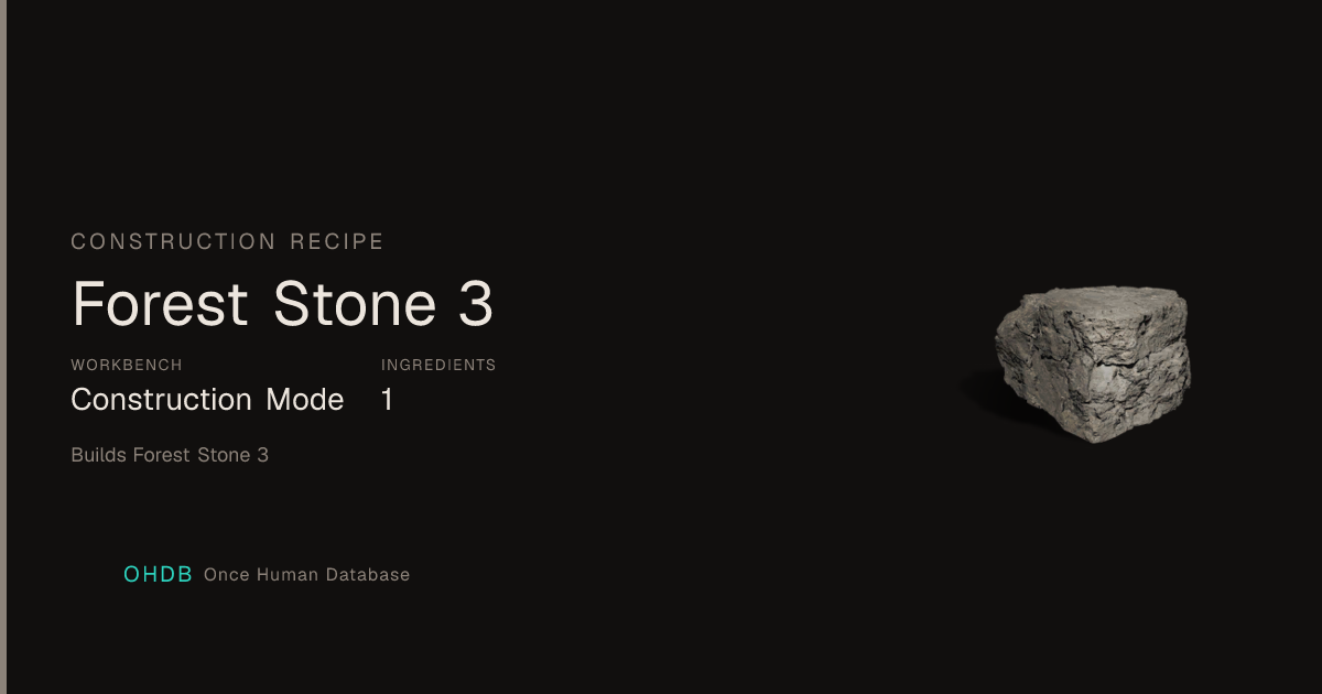 Forest Stone 3