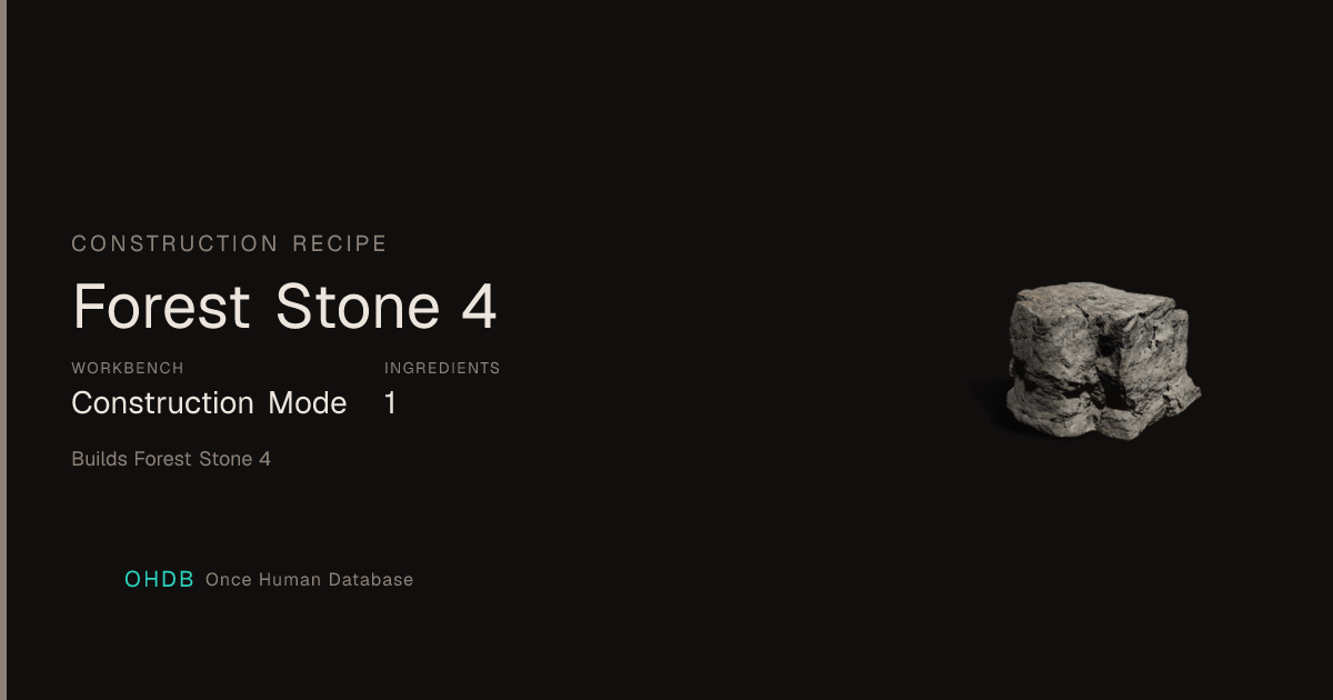 Forest Stone 4