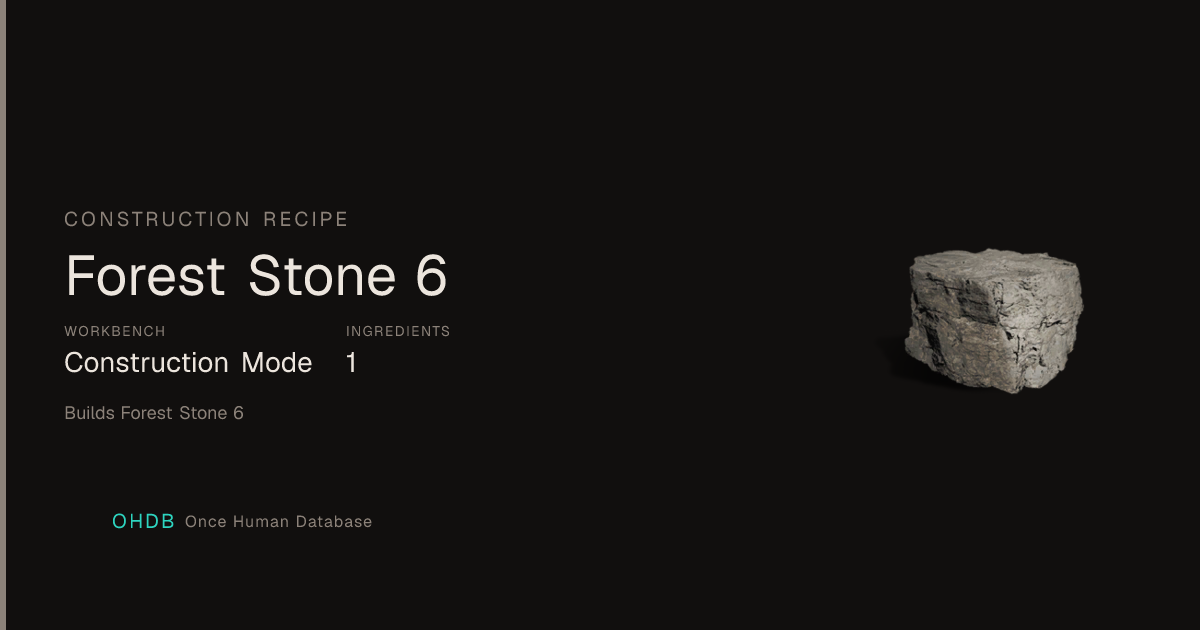Forest Stone 6