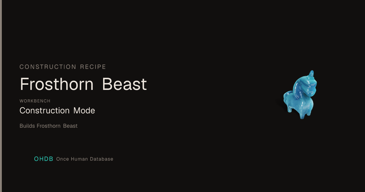 Frosthorn Beast