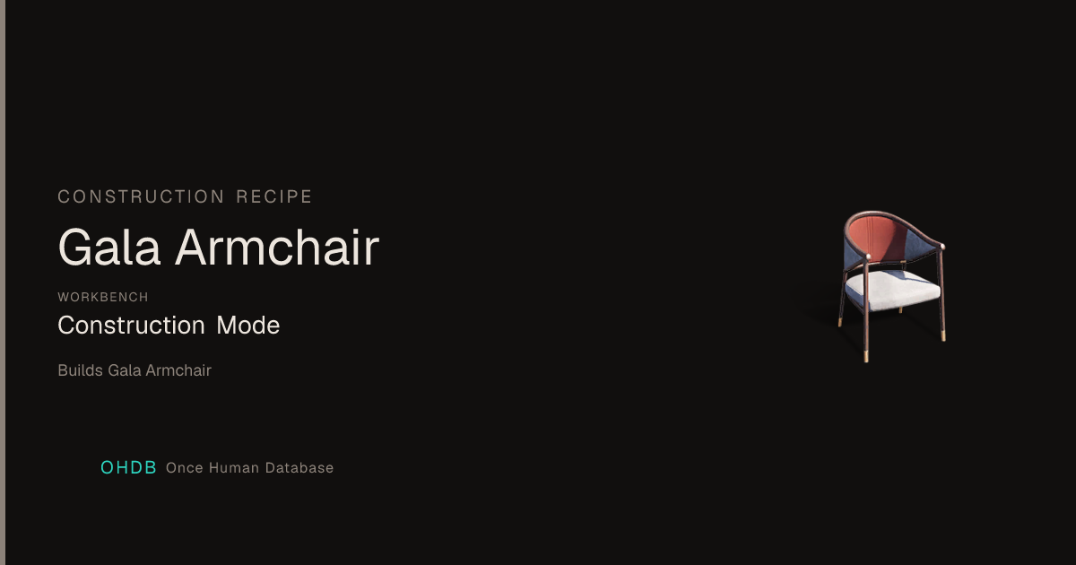 Gala Armchair
