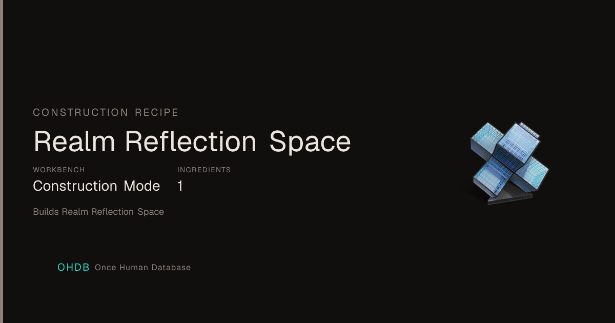 Glazed Realm Space