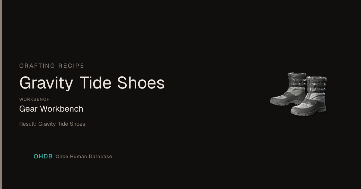 Gravity Tide Shoes