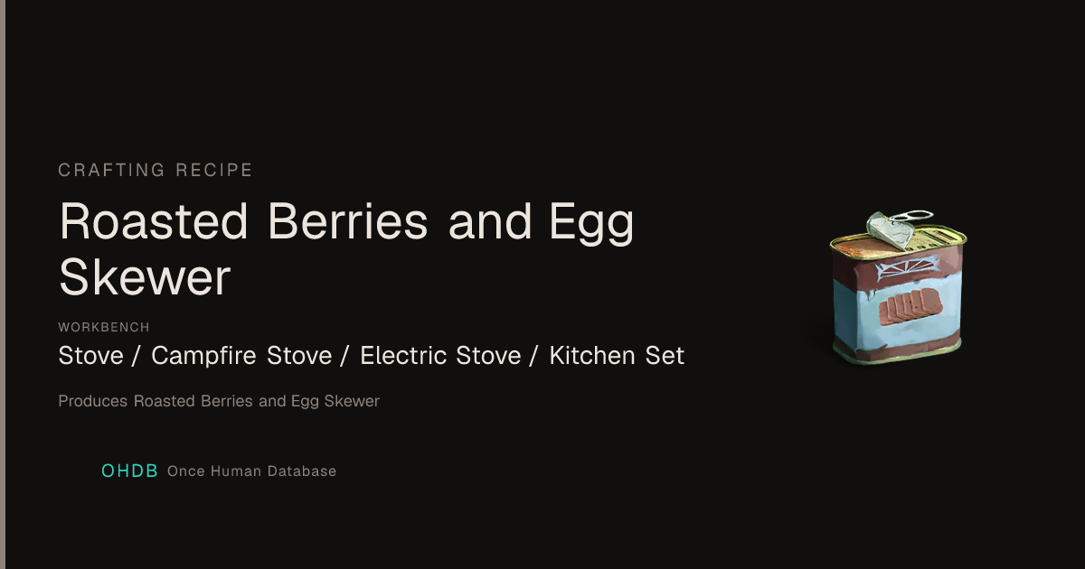 Grilled Fruit and Egg Skewer