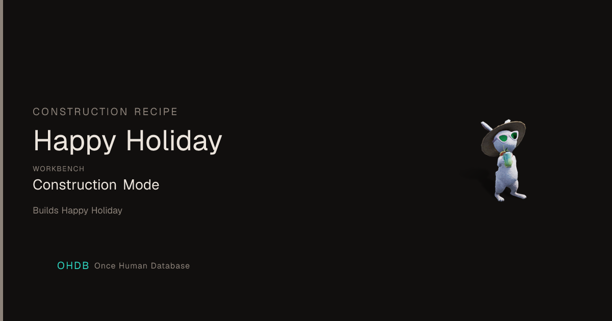 Happy Holiday