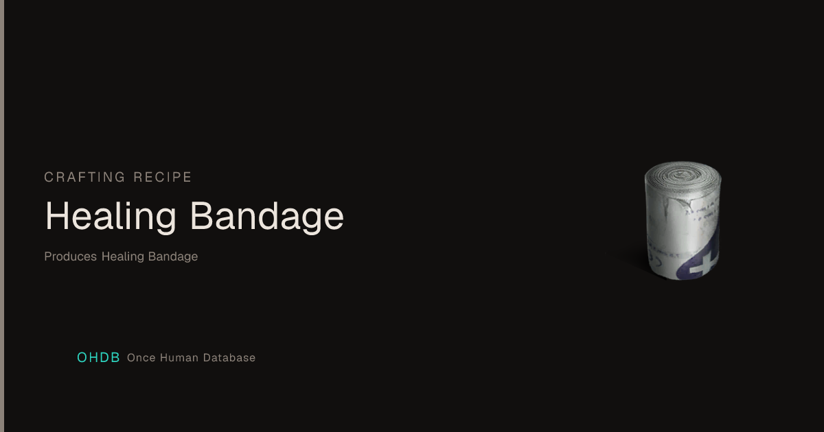 Healing Bandage