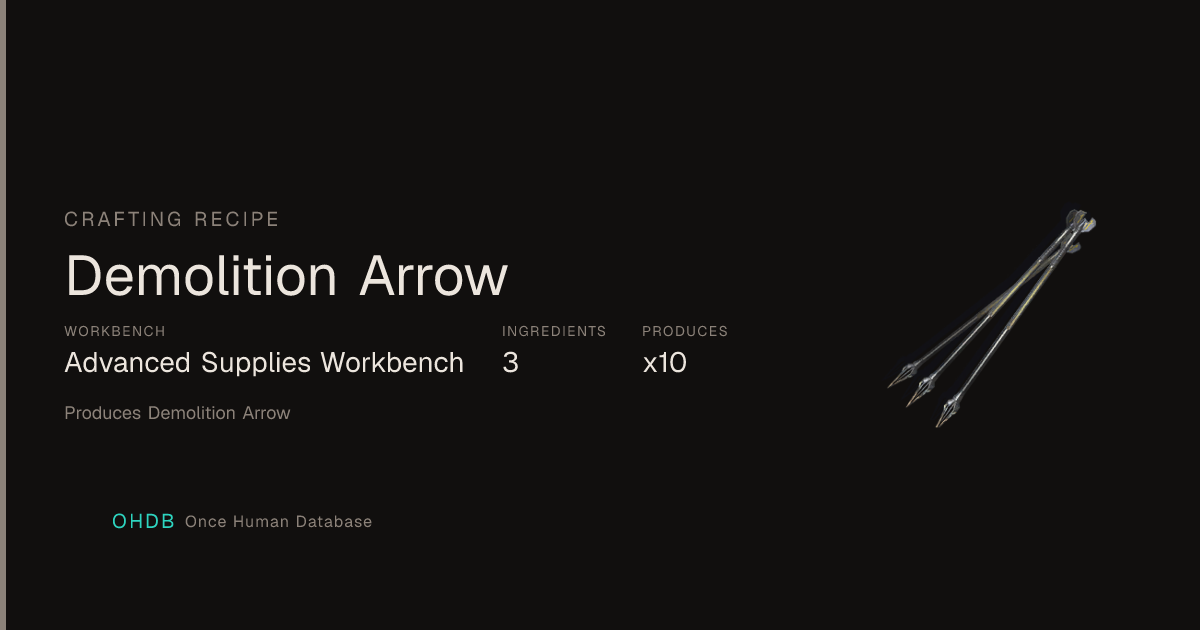 High-Explosive Arrow
