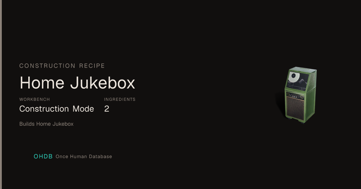 Home Jukebox