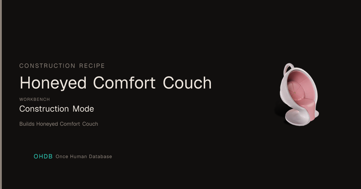 Honeyed Comfort Couch