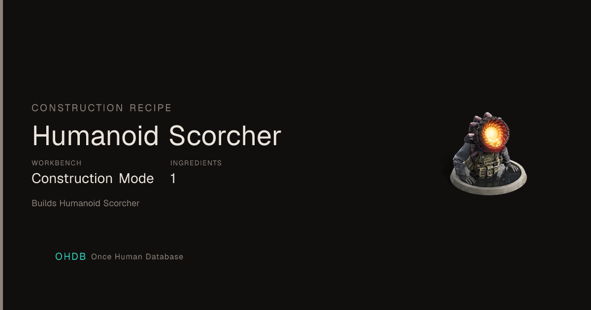 Humanoid Scorcher