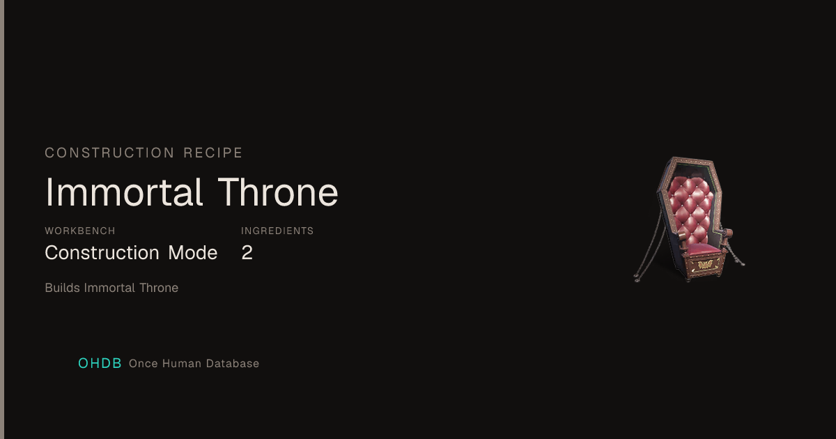 Immortal Throne