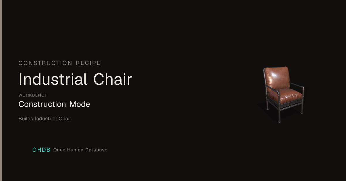 Industrial Chair