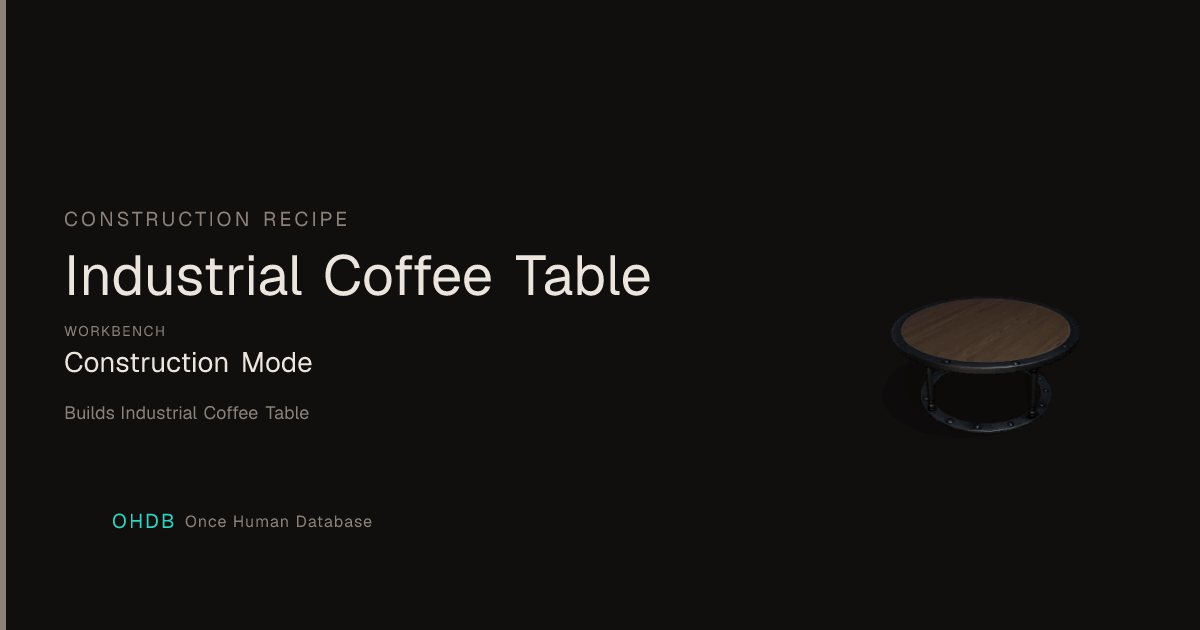 Industrial Coffee Table