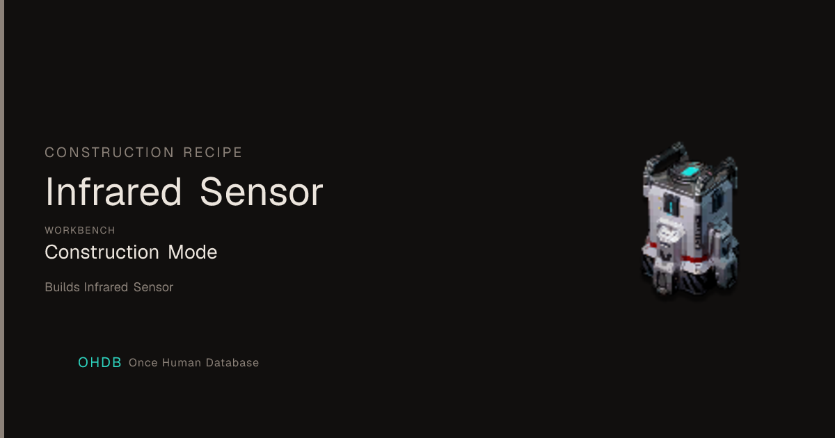 Infrared Sensor