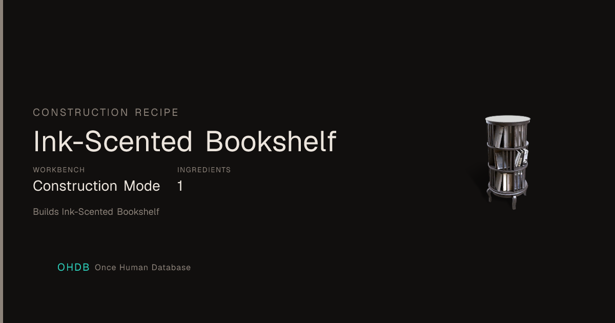 Ink-Scented Bookshelf