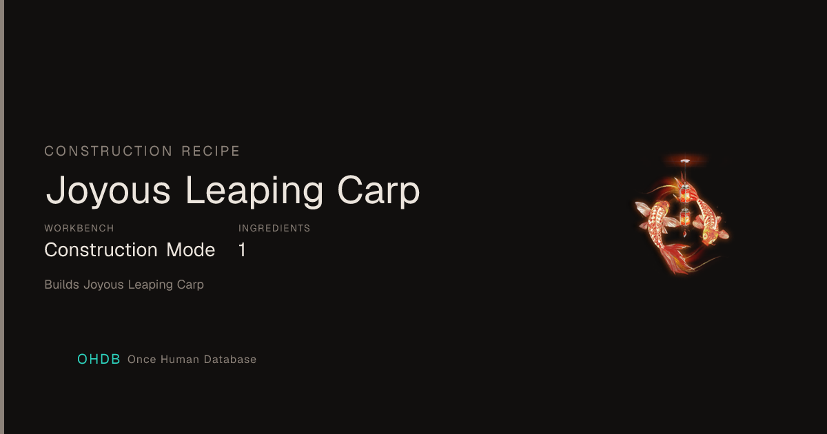 Joyous Leaping Carp
