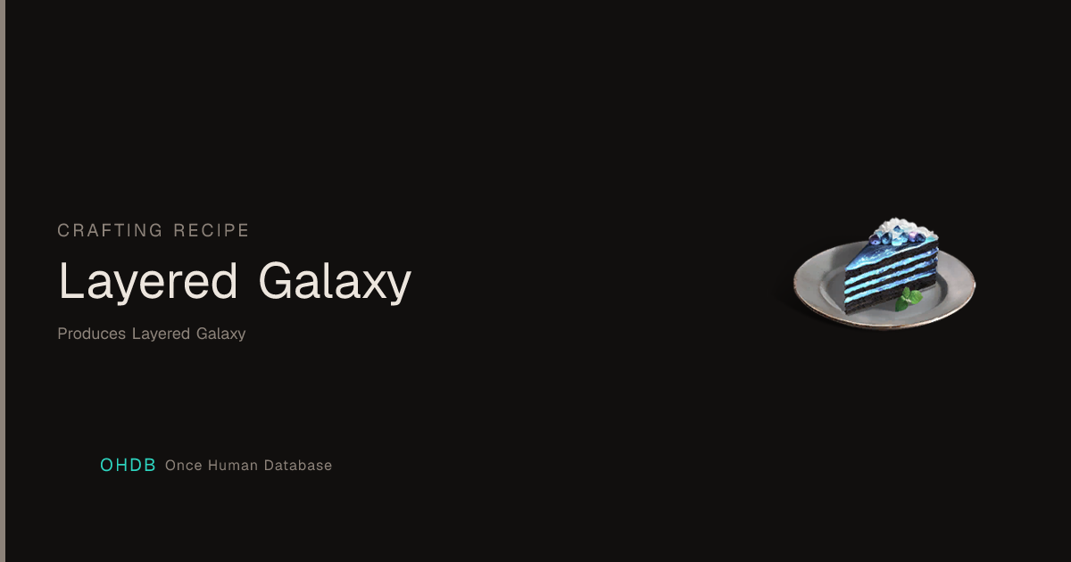 Layered Galaxy